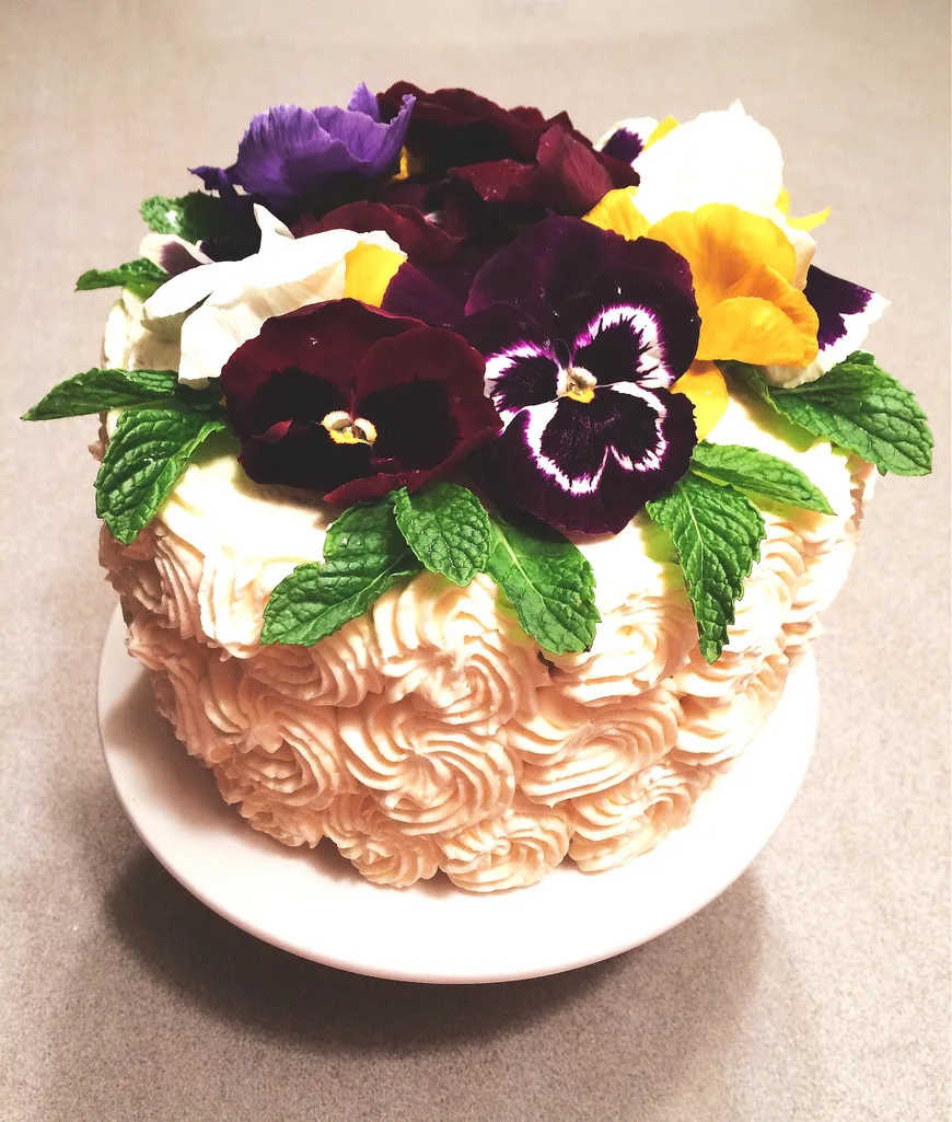 Lemon Wildflower Cake