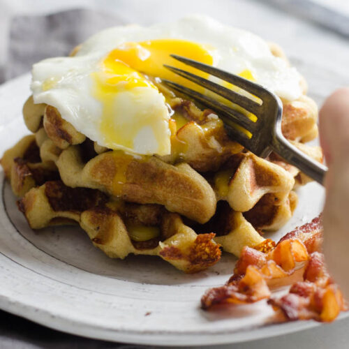 Savory Waffles - Buttered Side Up