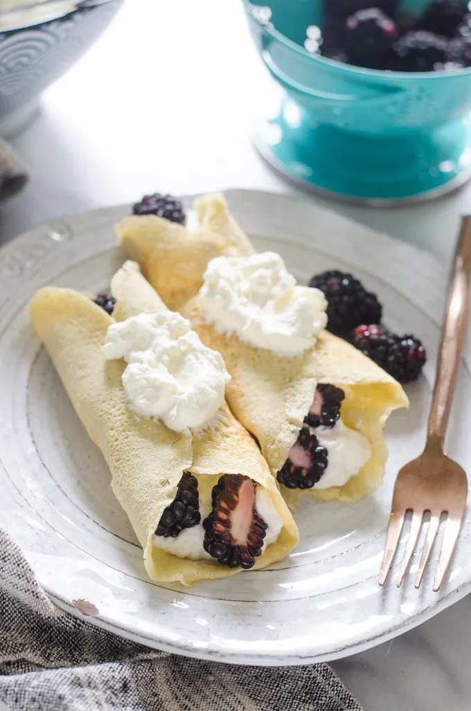 Easy KETO Crepes Recipe (Low Carb Coconut Flour Pancakes)