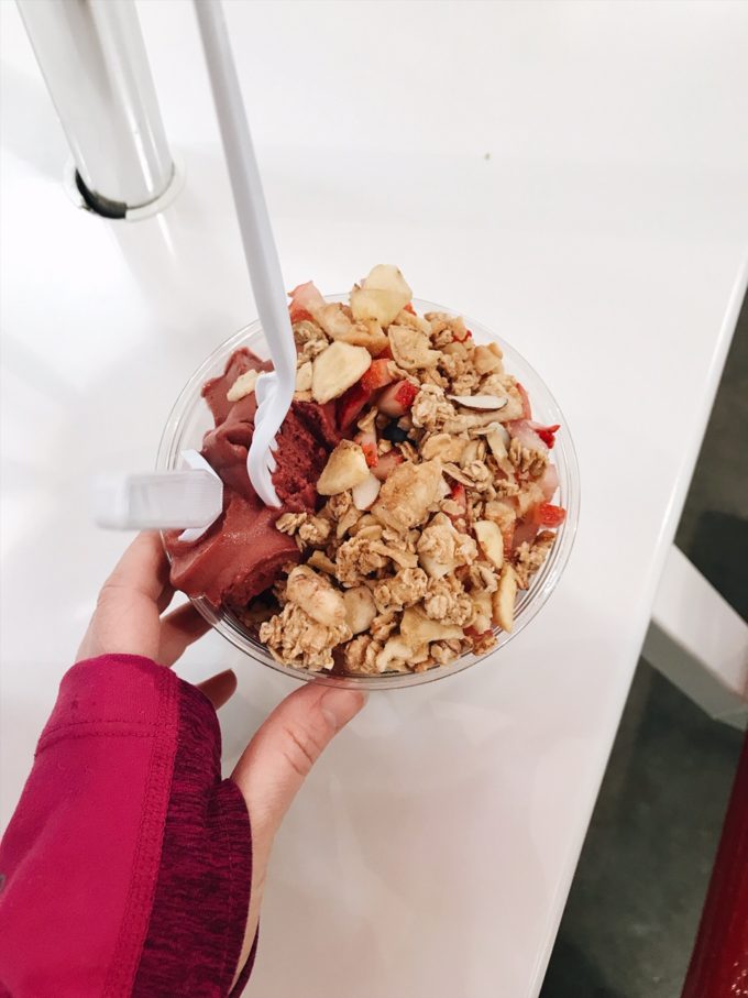 The acai bowl at Costco.