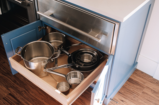 Pull Out Pantry Drawers - Transitional - Kitchen