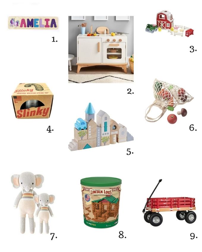 Ethical Kids Presents gift guide.