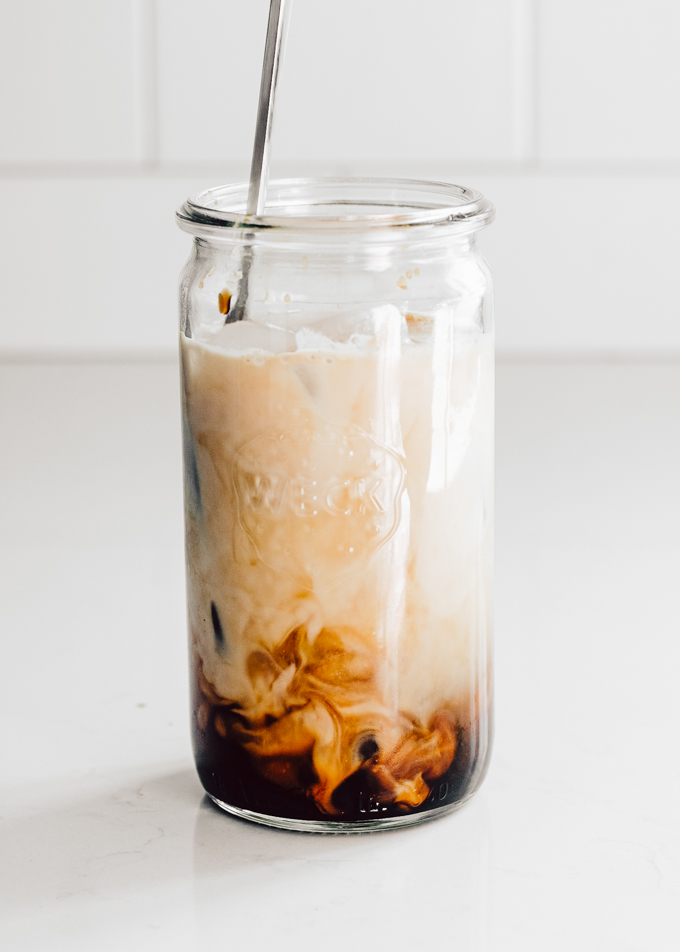 Copycat Starbucks iced oat milk shaken espresso at home!